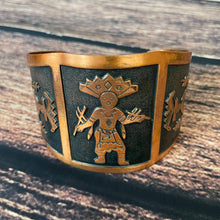 Load image into Gallery viewer, Vintage Bell Trading Post Kachina Bracelet
