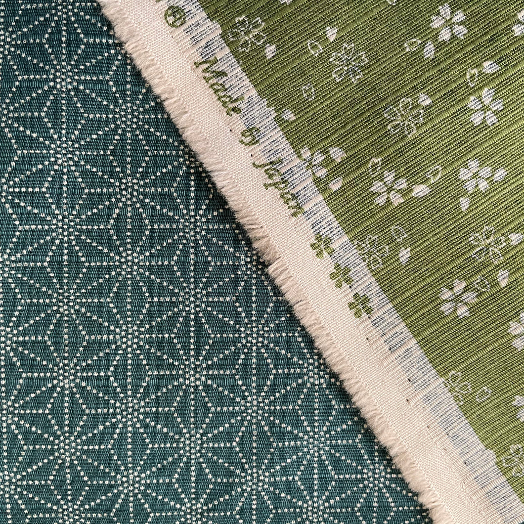Double Sided Asanoha/Flower Fabric